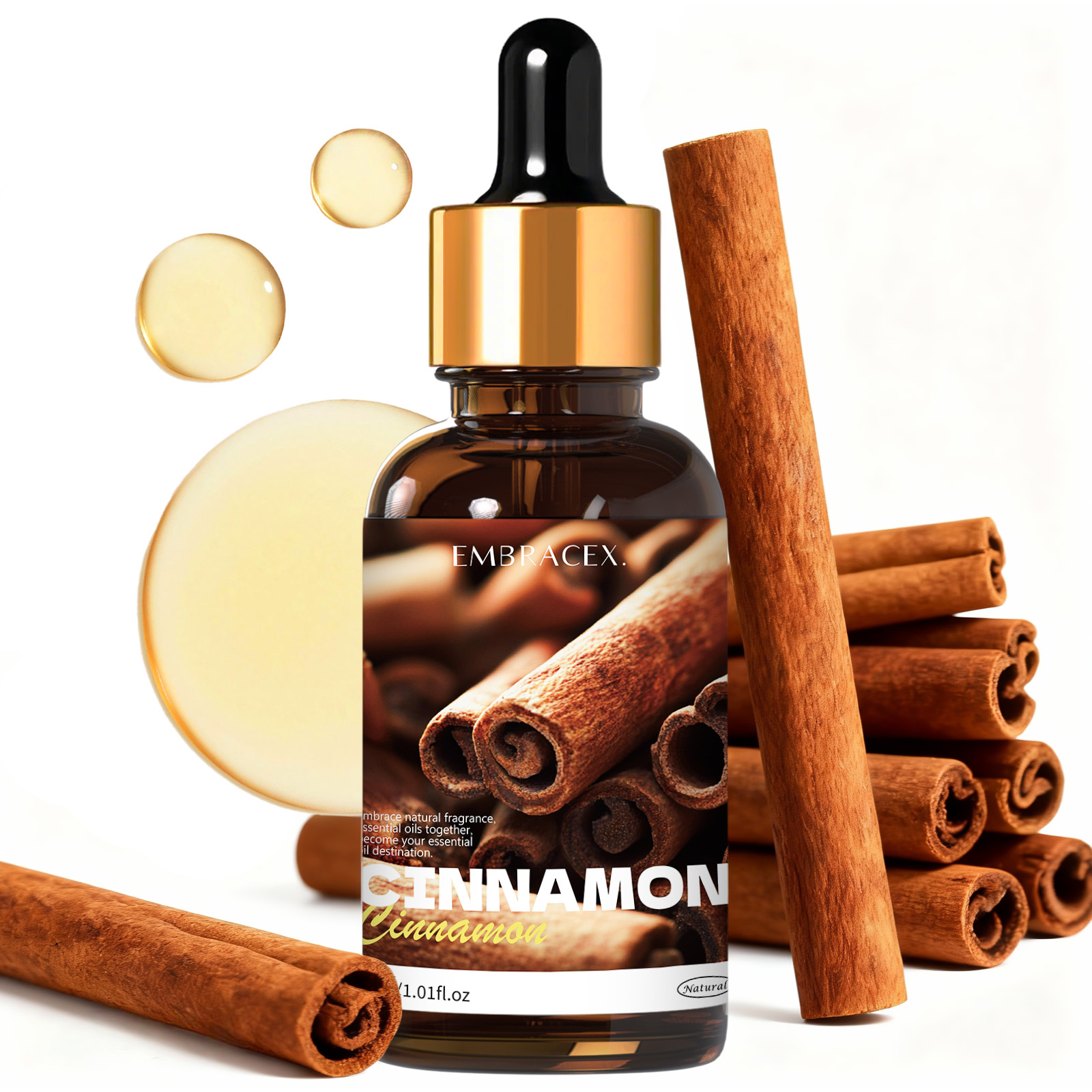 Candle Supplies Essential Oils - 30ml Cinnamon Pure Plant Essential Oil