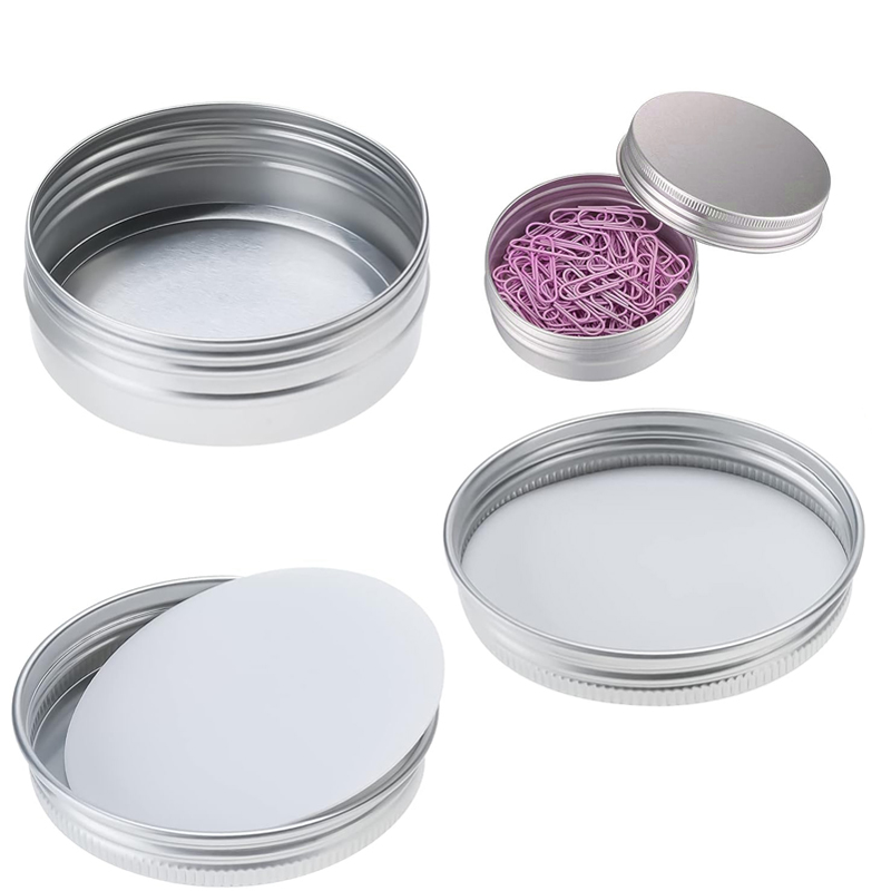 1/5/10pcs 5-250ml Empty Silver - đánh giá và giá Candle Making Supplies Jars
