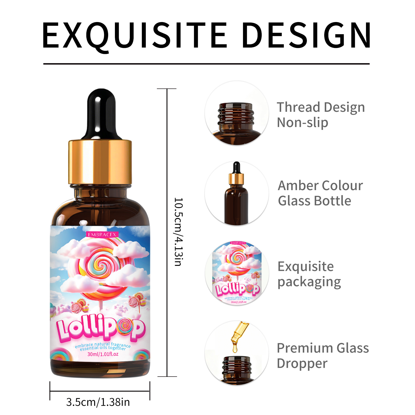 30ml  Lollipop Fragrance Oils  - đánh giá và giá Candle Supplies Fragrance Oil