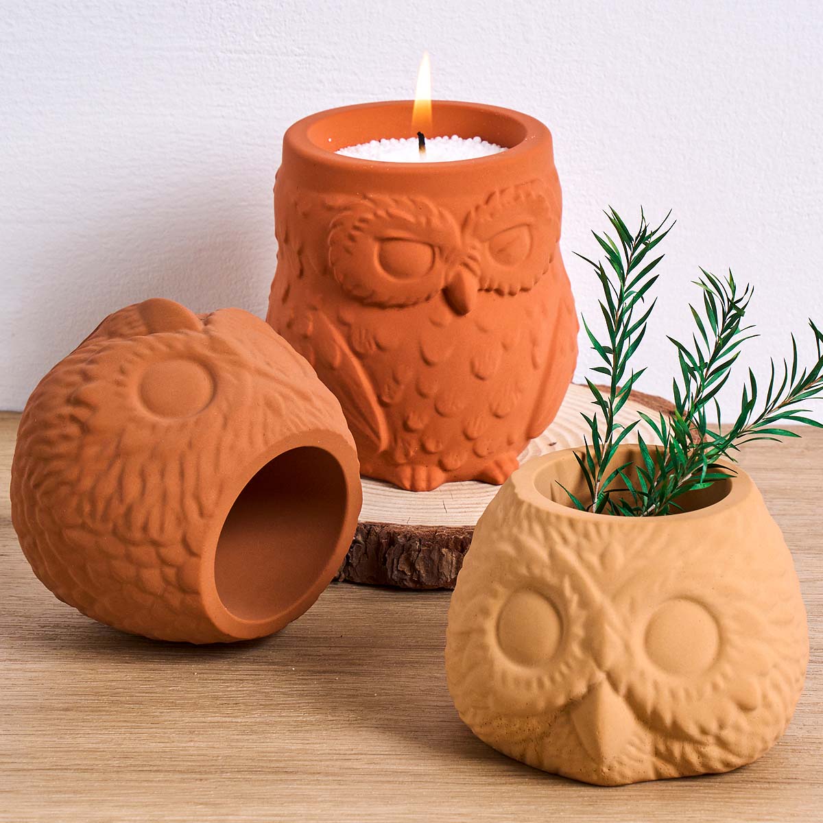 3D Owl Shape Candle Jar Silico - đánh giá và giá Candle Making Supplies Jars