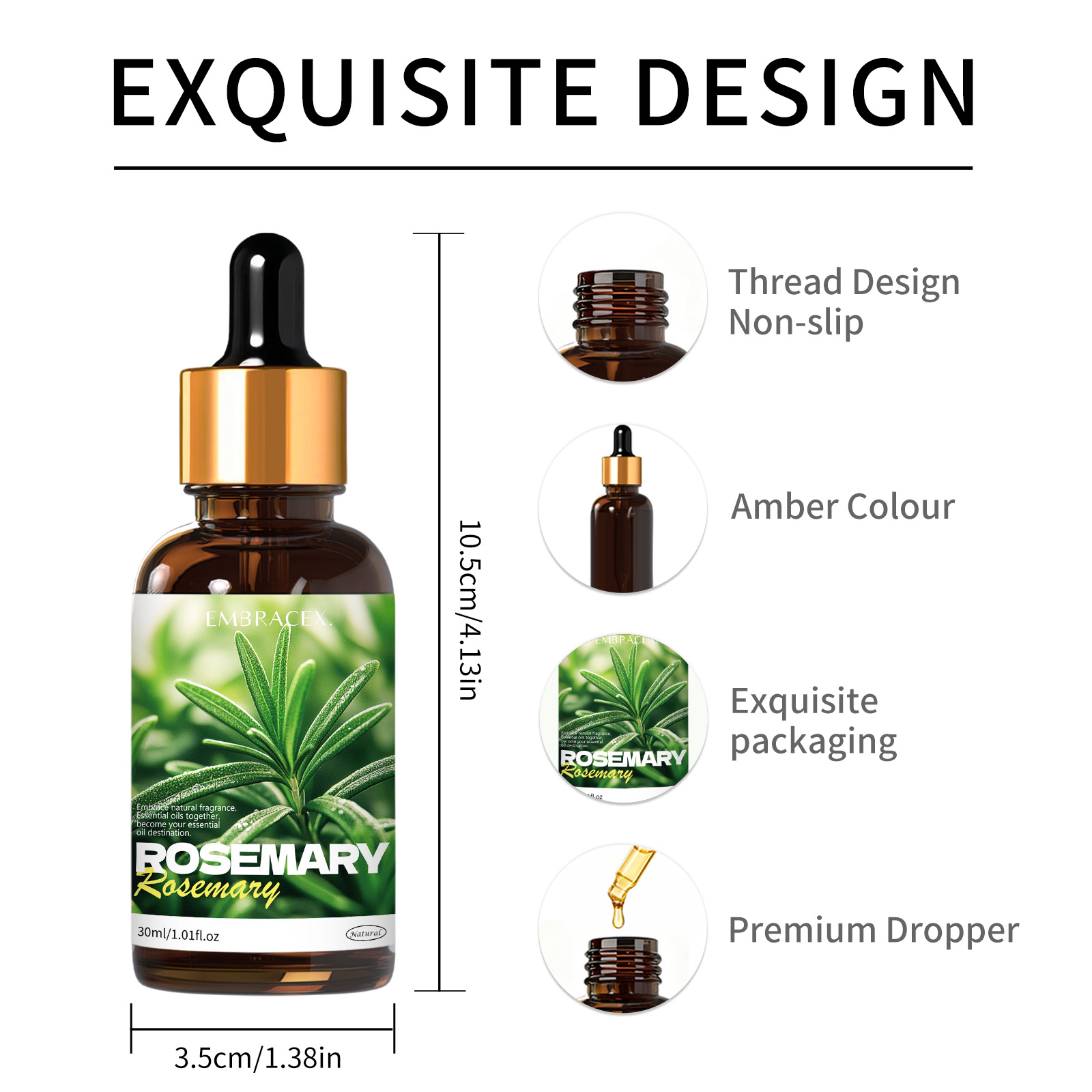 30ml Rosemary Pure Plant Essen - đánh giá và giá Candle Supplies Essential Oils