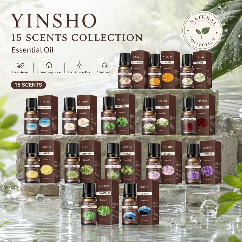 Fragrance Essential Oil Set 15 - đánh giá và giá Candle Supplies Fragrance Oil