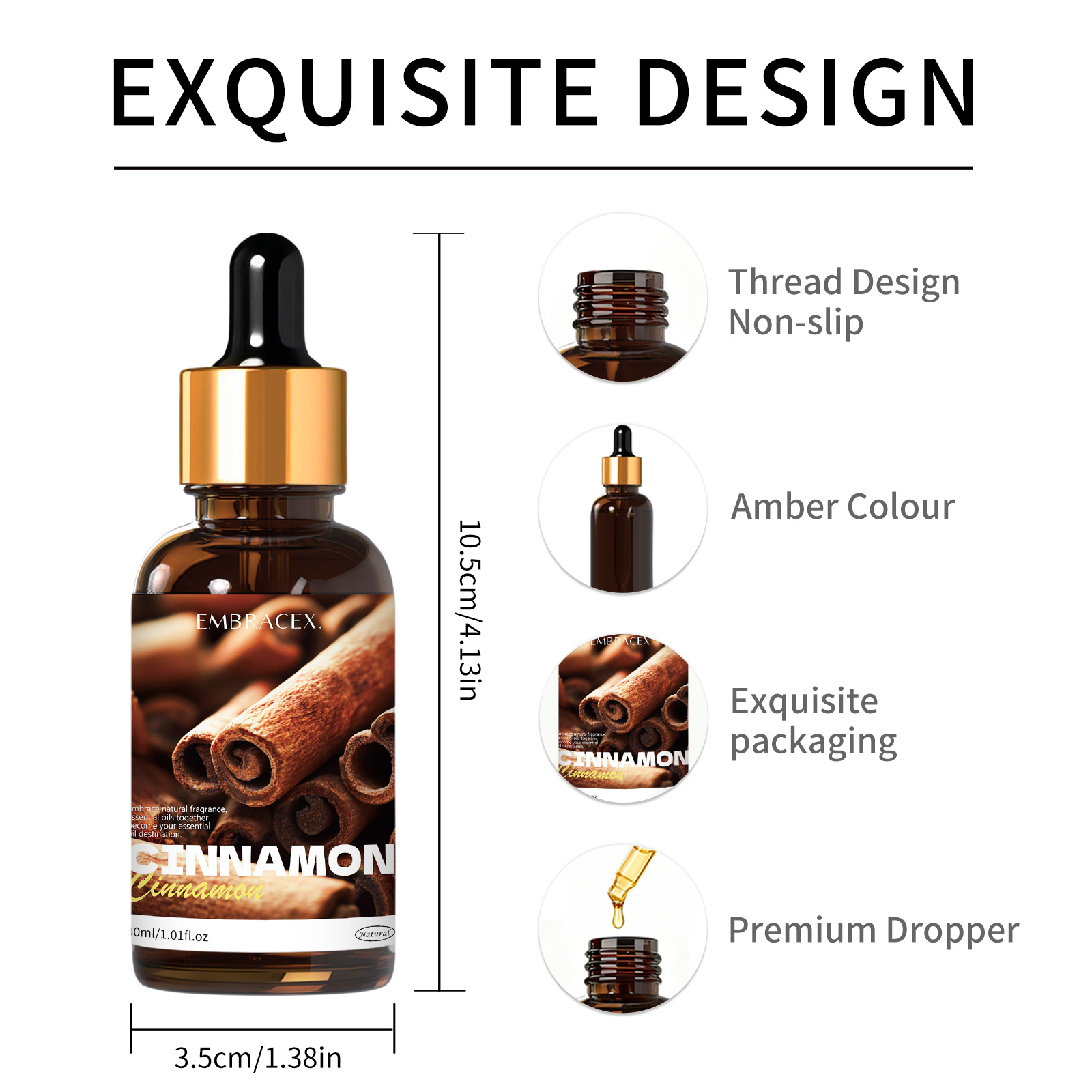 30ml Cinnamon Pure Plant Essen - đánh giá và giá Candle Supplies Essential Oils