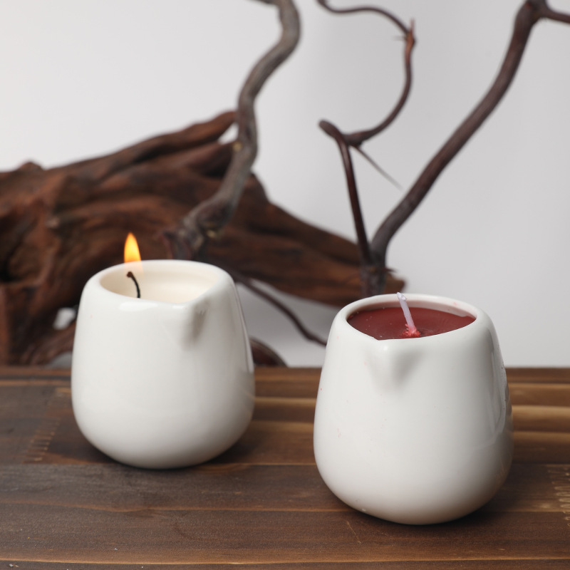 Travel Bag Ceramic Cup Candle  - đánh giá và giá Candle Supplies Essential Oils