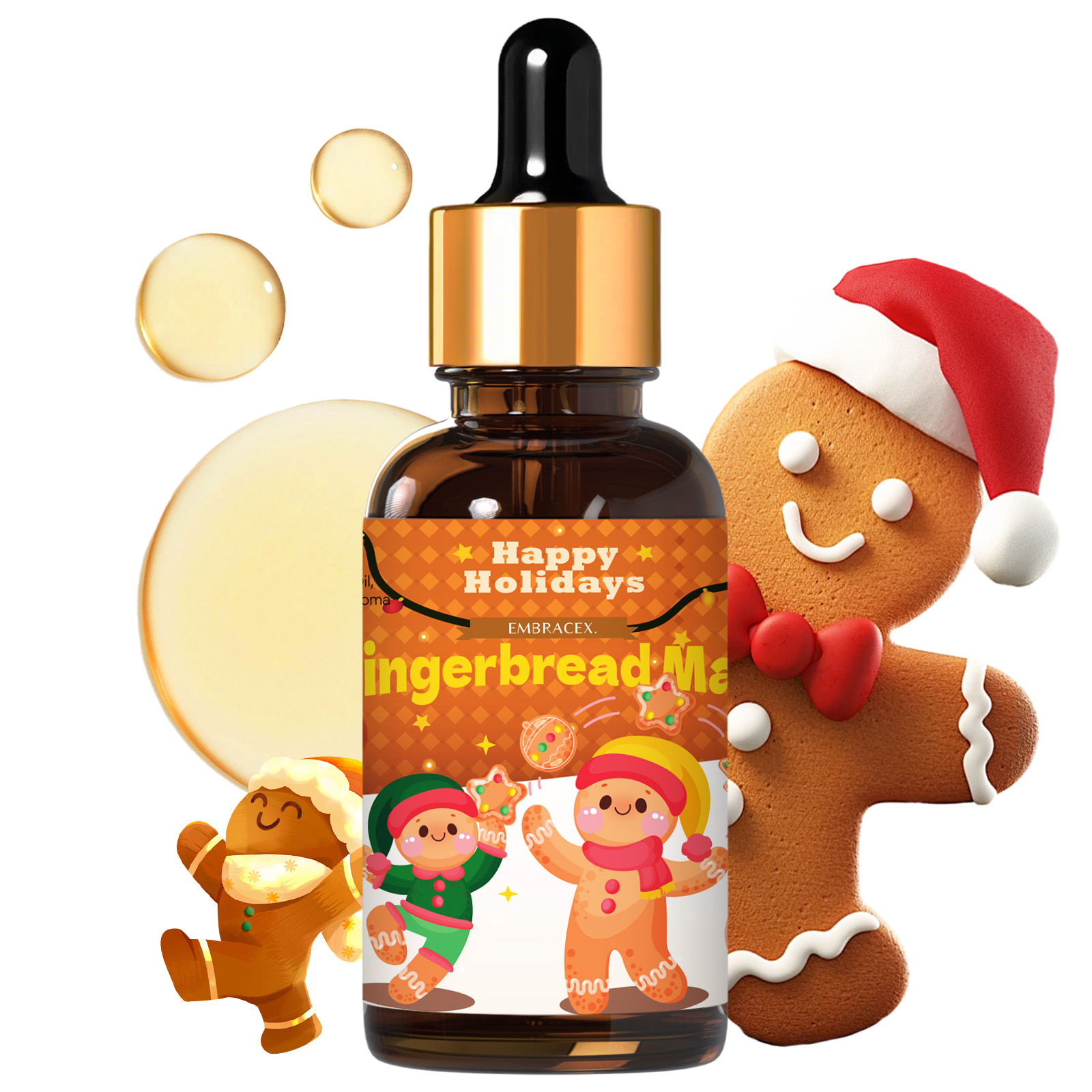 30ml Gingerbread Man Fragrance - đánh giá và giá Candle Supplies Fragrance Oil