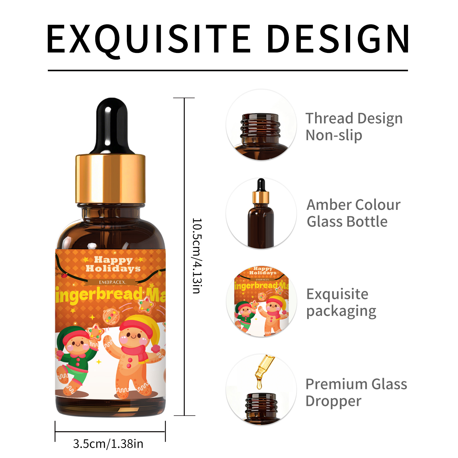 30ml Gingerbread Man Fragrance - đánh giá và giá Candle Supplies Fragrance Oil