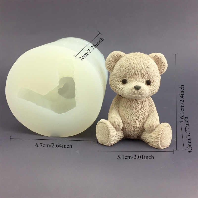 Cute Bear Honey Jar Silicone C - đánh giá và giá Candle Making Supplies Jars