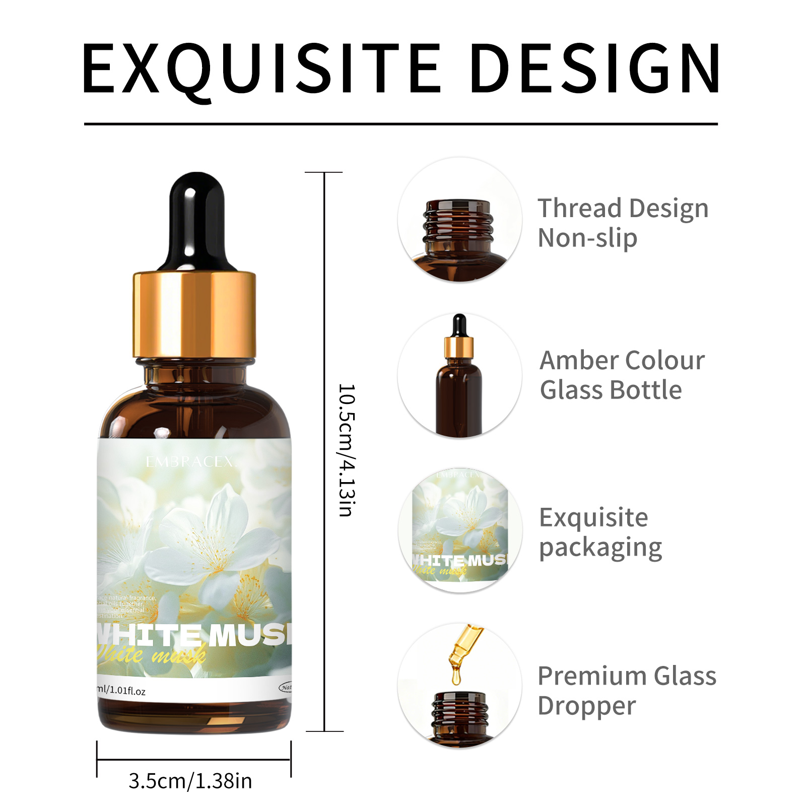 30ml White Musk Fragrance Oils - đánh giá và giá Candle Supplies Fragrance Oil